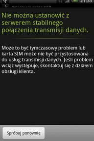 Błąd Google Android