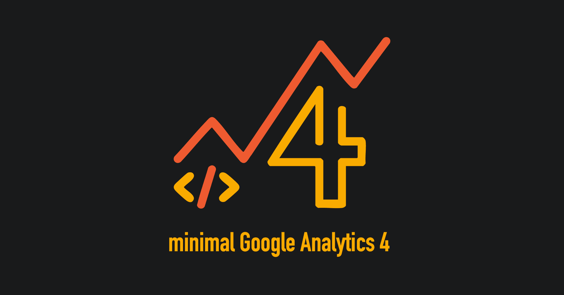 A very Minimal Google Analytics 4 Snippet