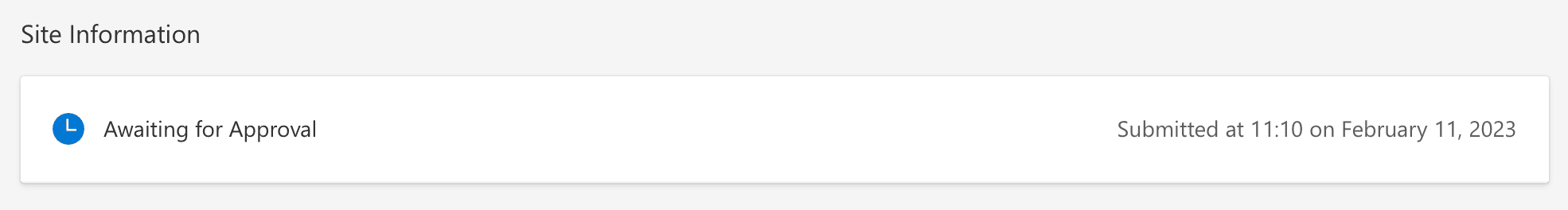 Bing PubHub - oczekiwanie na akceptację (11 Luty 2023)