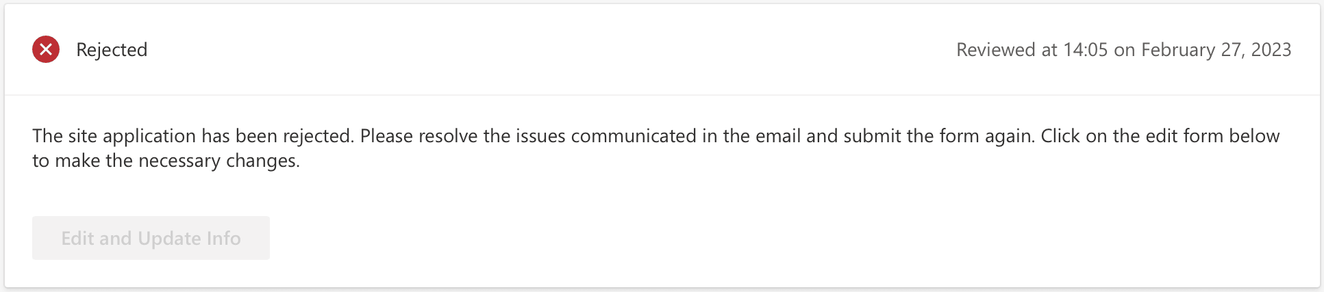 Bing PubHub - Odrzucenie (27 Luty 2023)