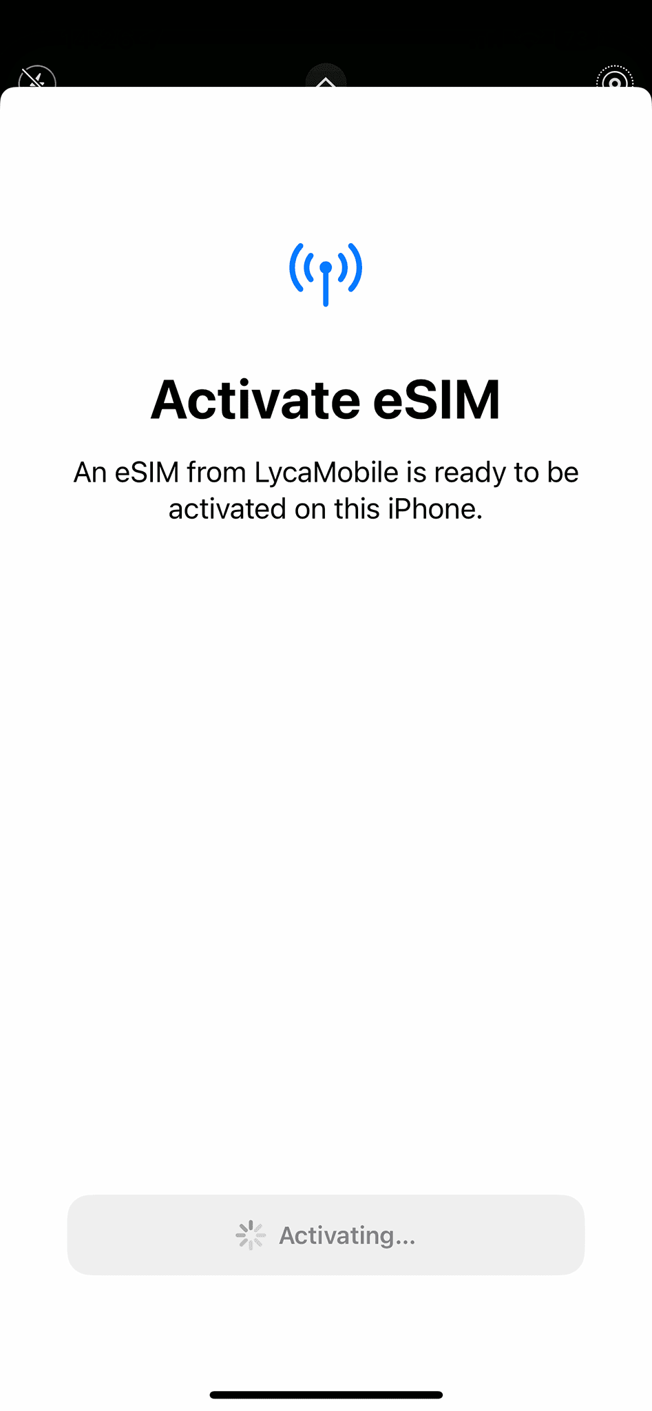 Kolejna próba aktywacji eSIM w LycaMobile