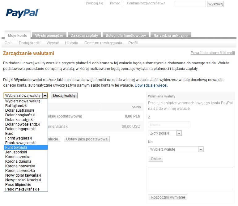 PayPal PL - zrzut ekranu 11