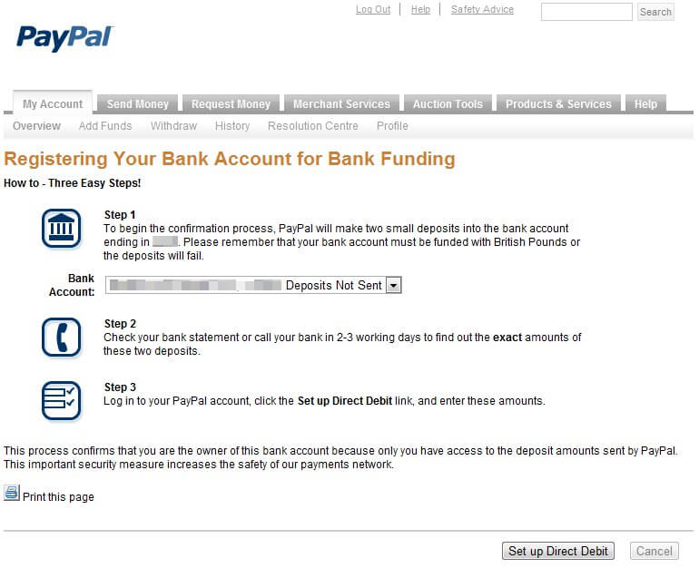 PayPal UK - zrzut ekranu 5.3