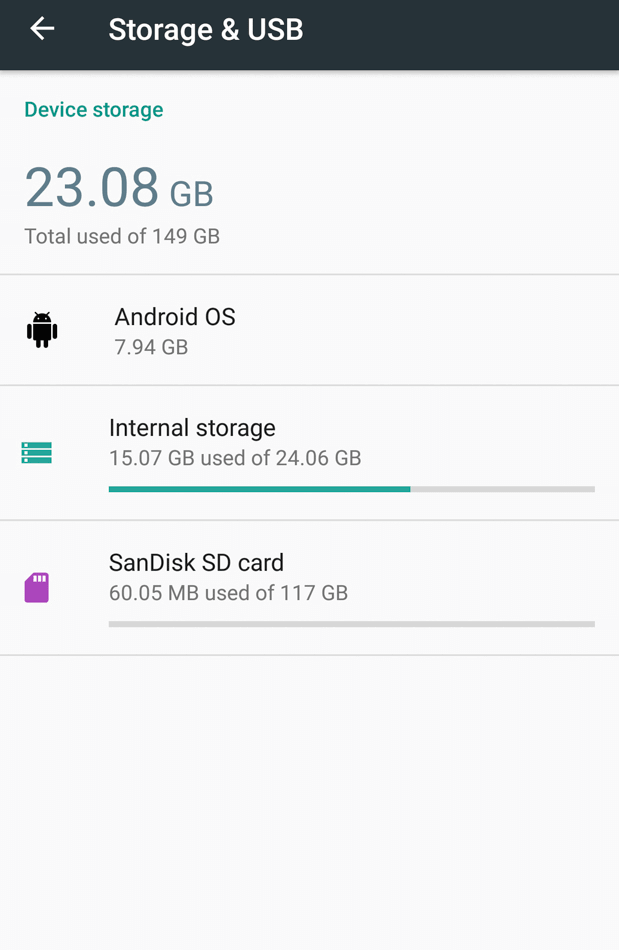 android 6.0 addoptable storage after