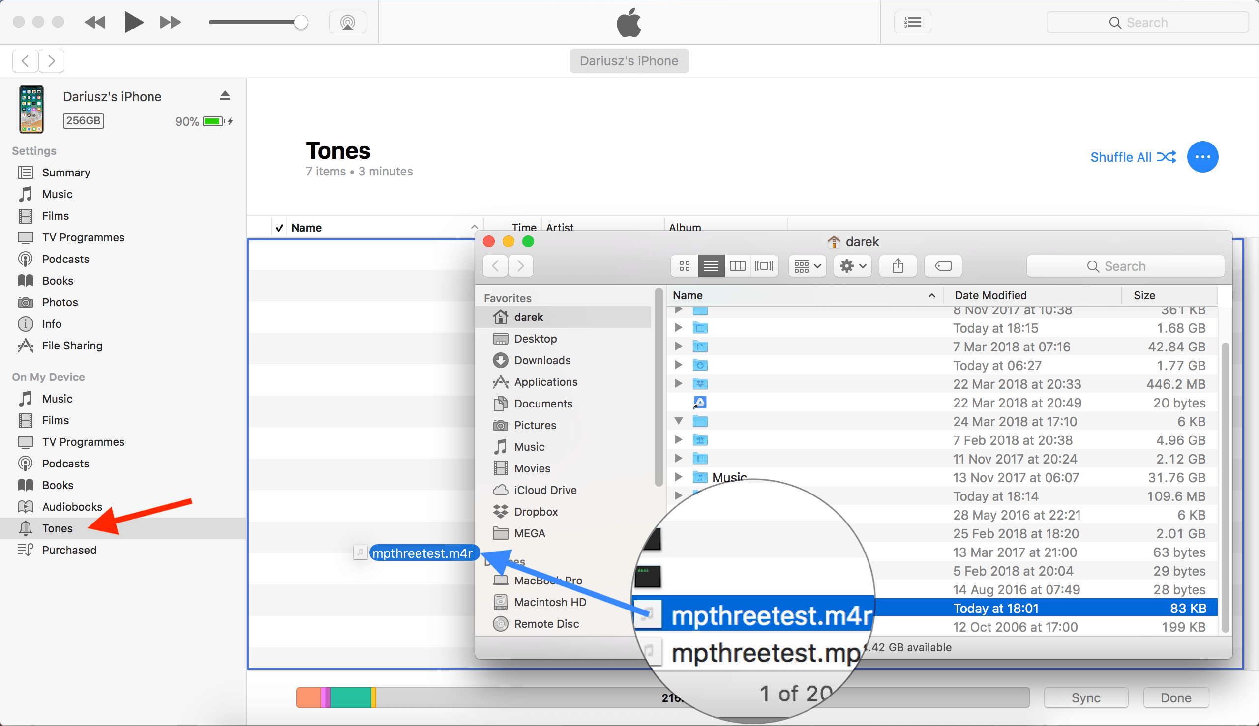 iTunes 12.7 macOS Tones