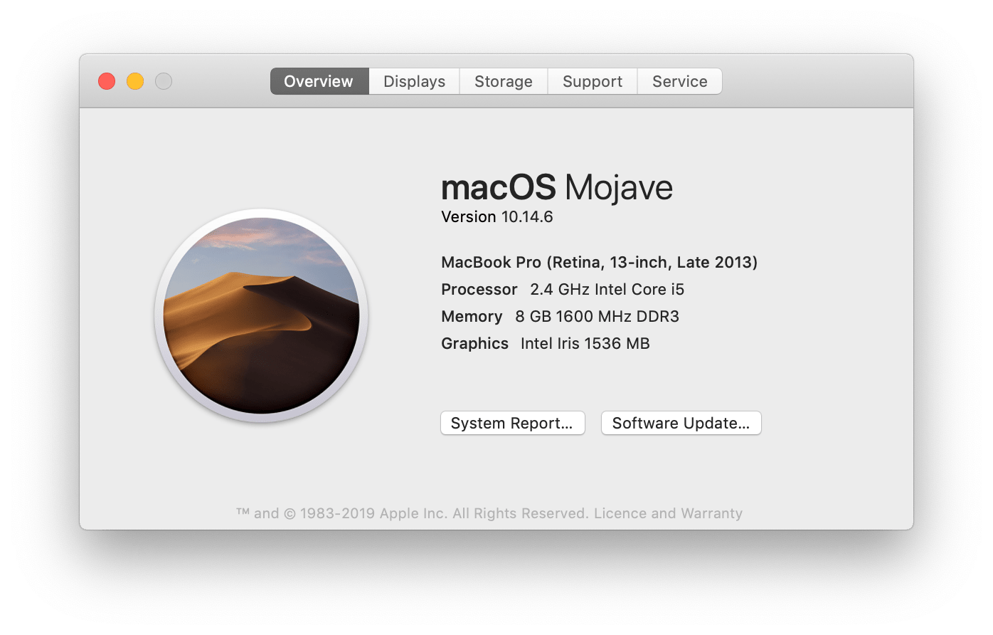macOS 10.14.6 Overview