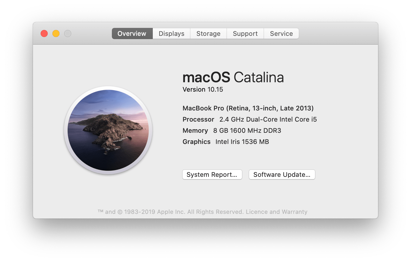 macOS Catalina 10.15 overview