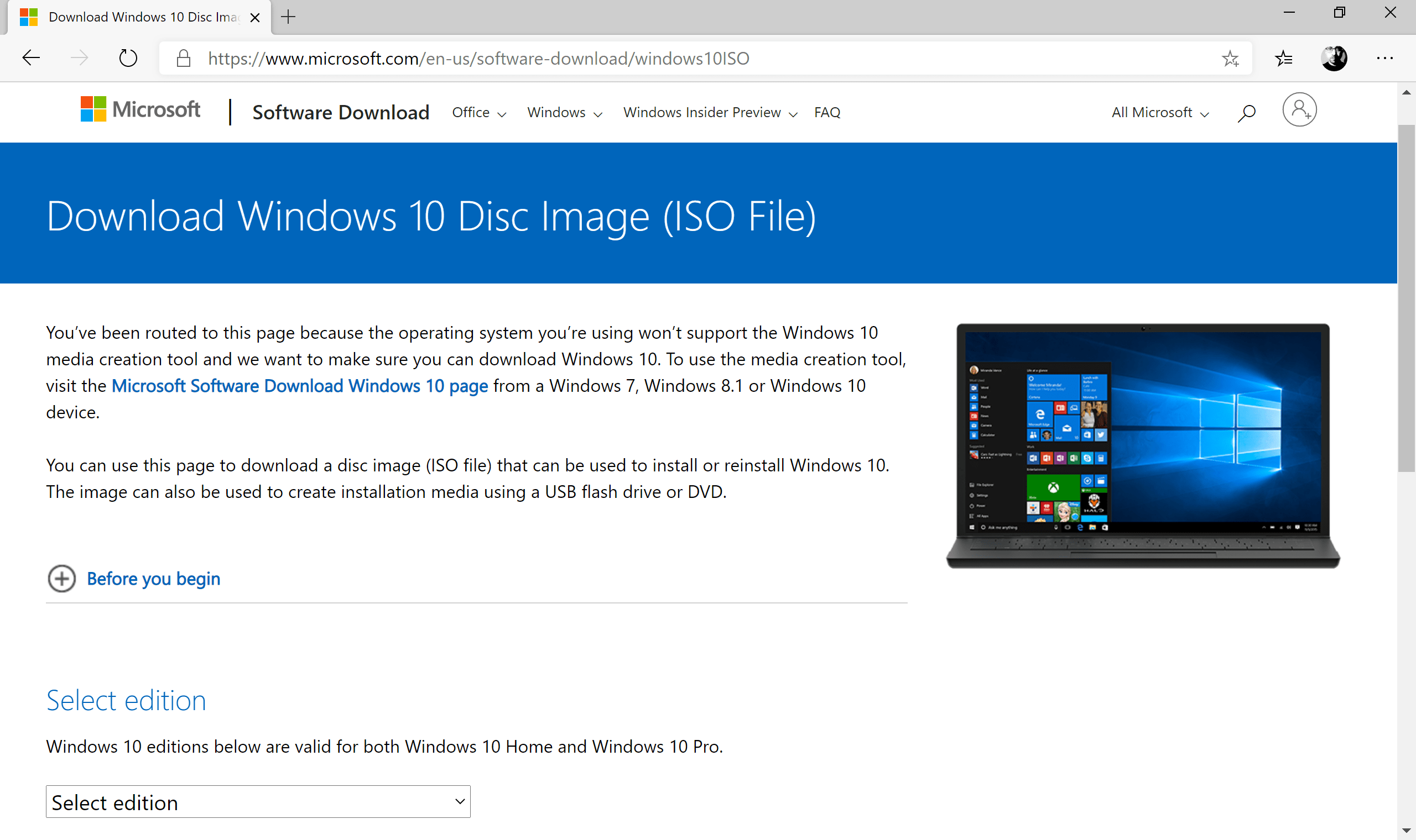 Edge Chromium Windows 10 iso download