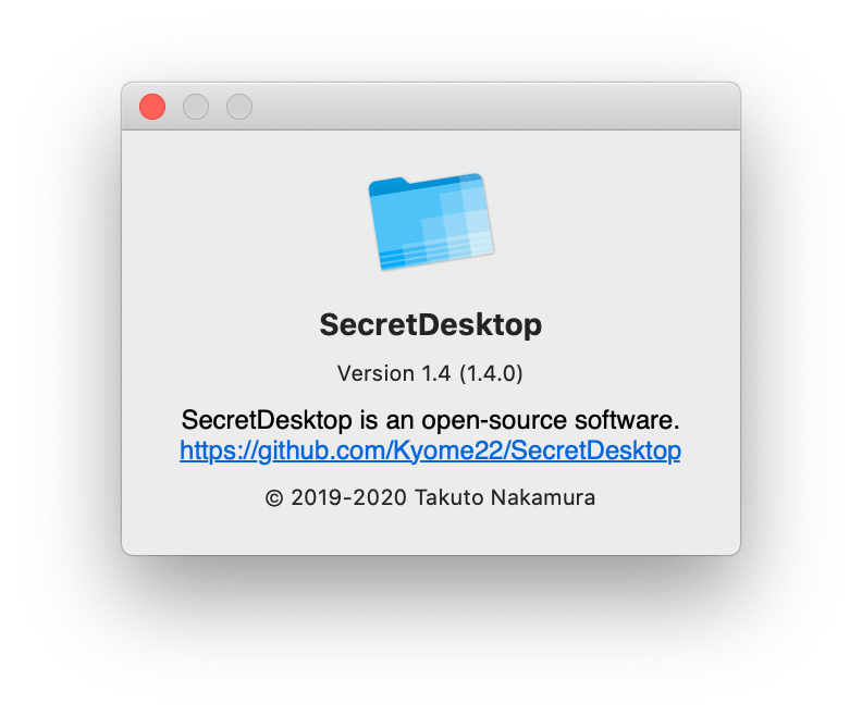 SecretDesktop - O Aplikacji