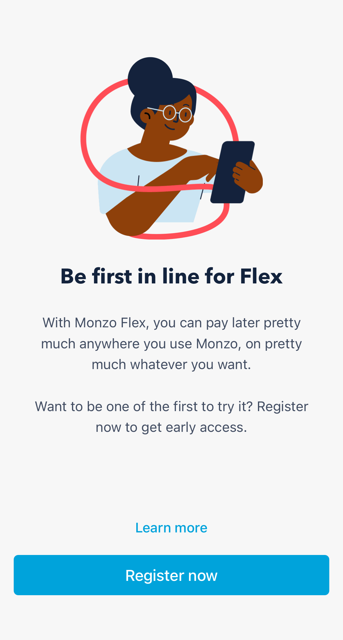 Monzo Be first in line for Flex