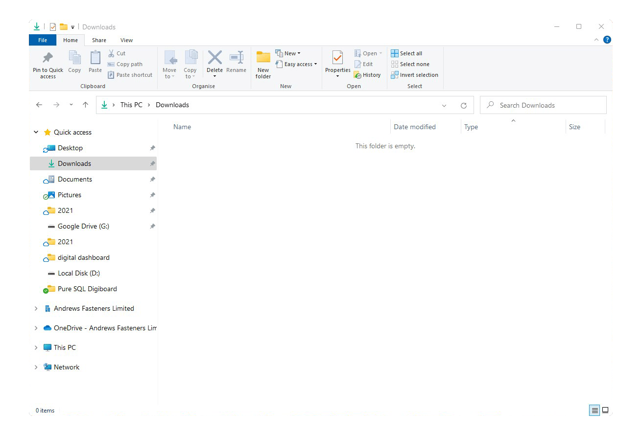 Windows 11 - Old File explorer layout