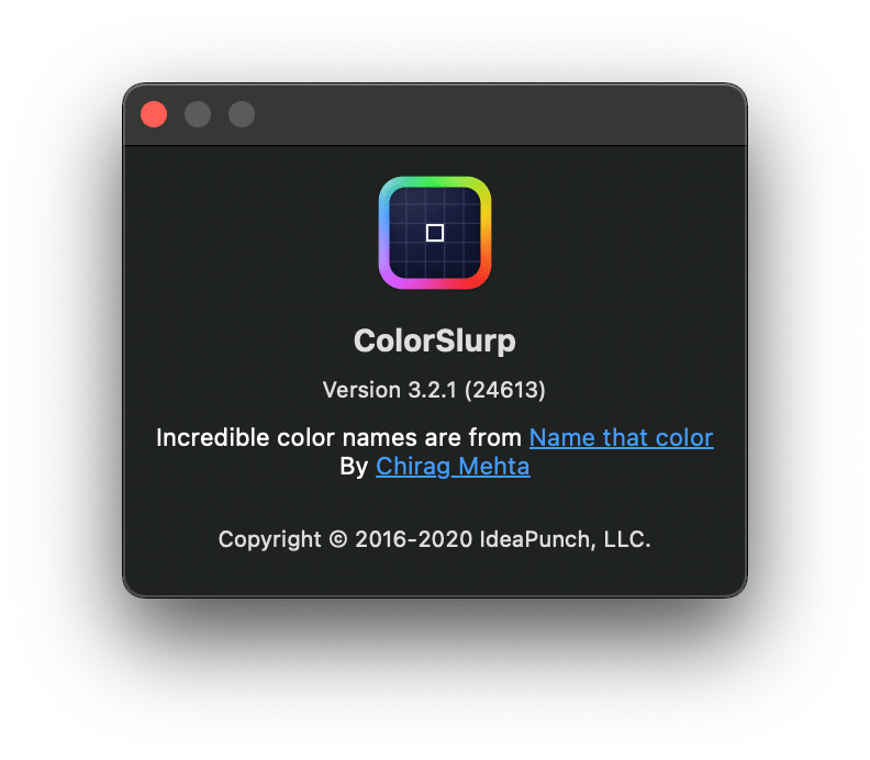 ColorSlurp – About