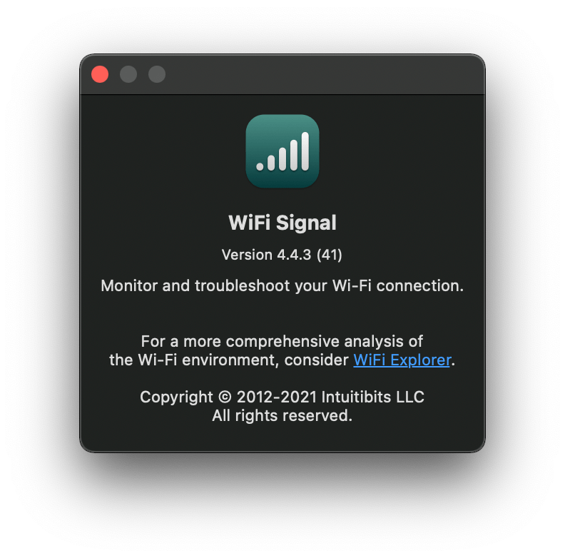WiFi Signal – About