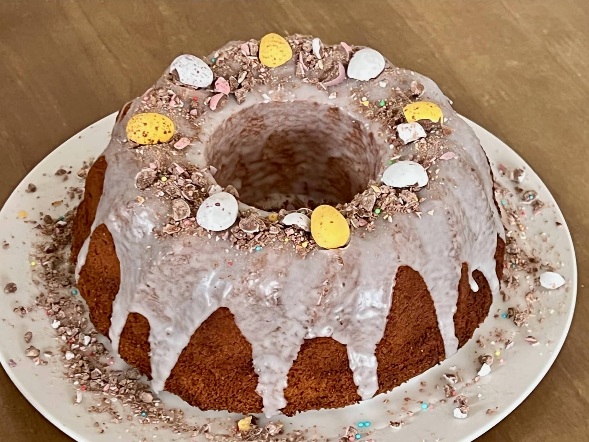 Babka cytrynowa – Lemon Bundt Cake – Glazed &amp; Decorated