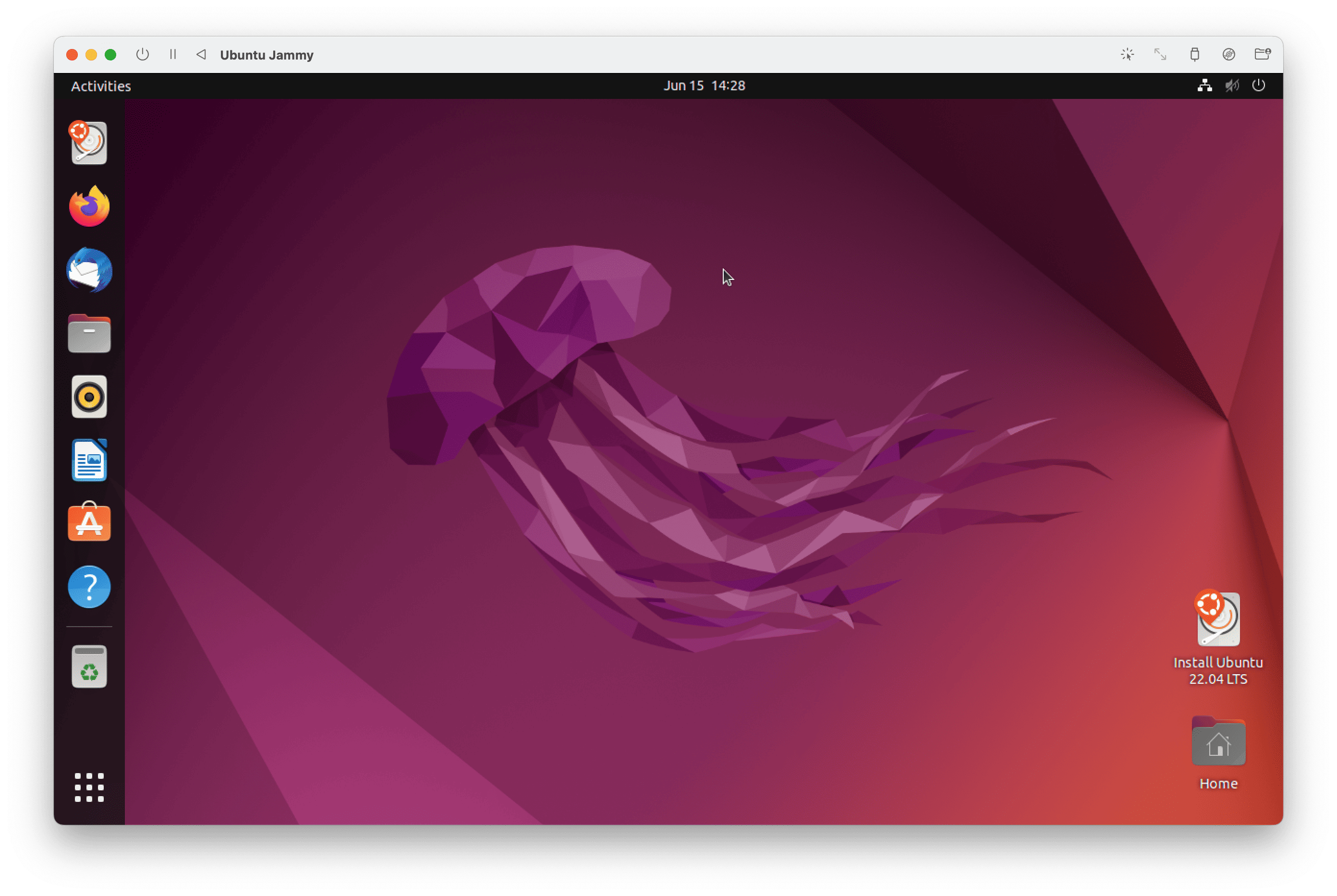 Ubuntu Jammy - Live Boot - Desktop