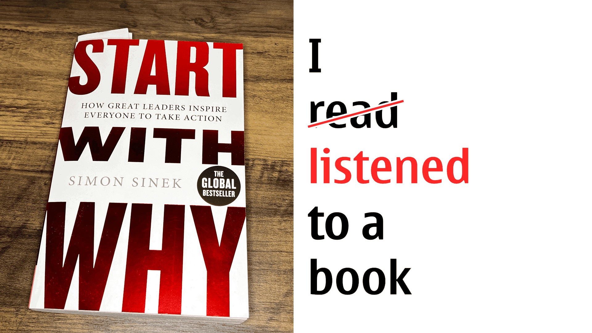 I listen to a book