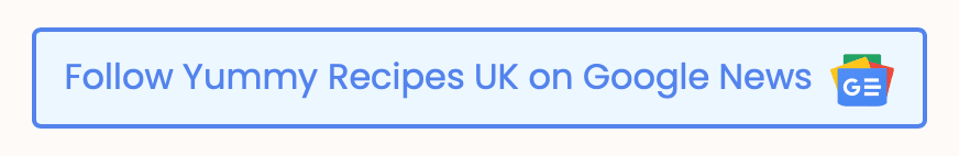 Przycisk obserwowania Yummy Recipes UK w Wiadomościach Google