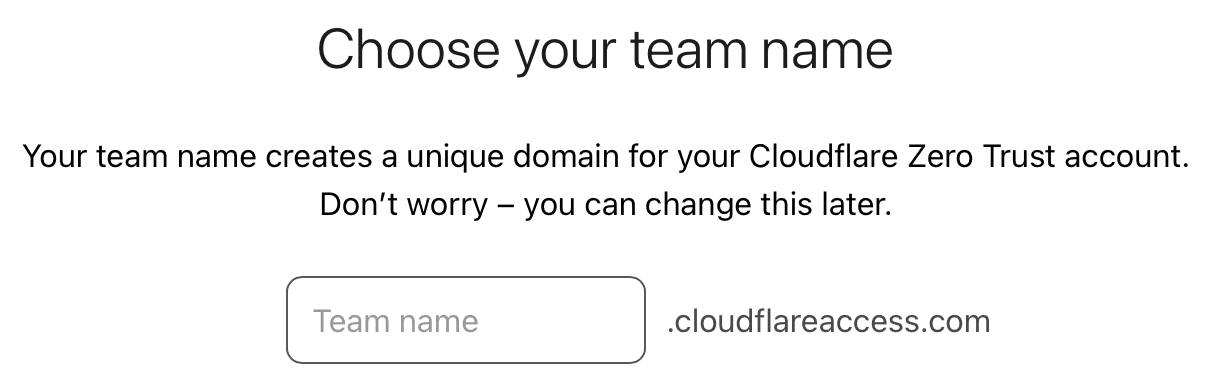 Cloudflare Zero Trust Team